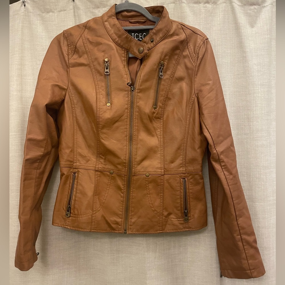 Faux Leather Jacket